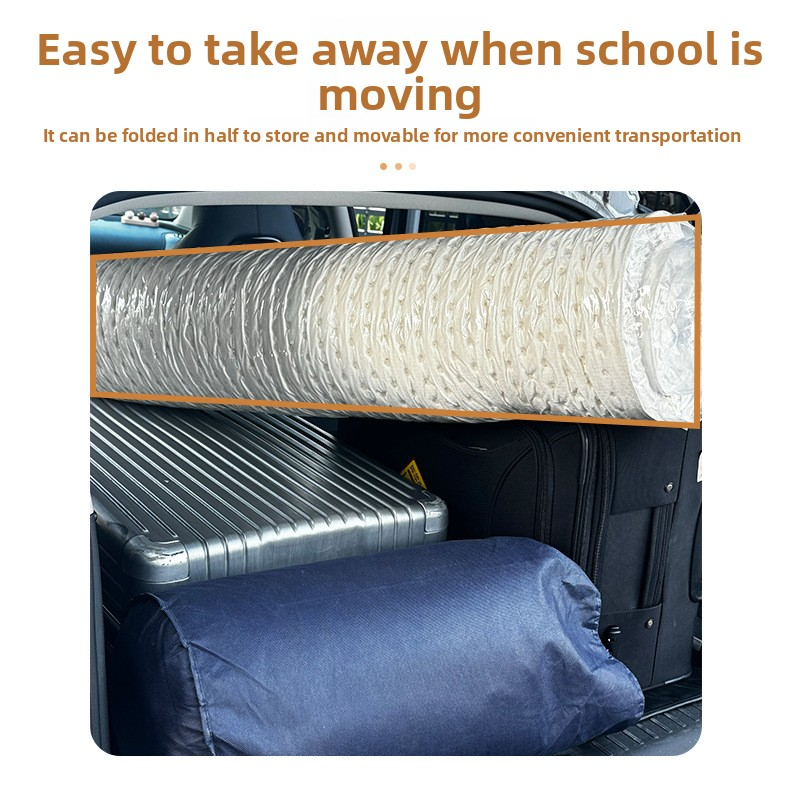 Sacco sottovuoto per materassi in tessuto Oxford con pompa manuale - Sacco di compressione resistente per traslochi e stoccaggio domestico (blu/grigio)_voghion.com
