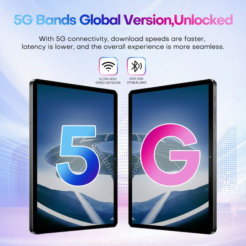 The Latest 11 Inch 5G Android 15 Tablet In 2025, 16GB+1TB, 48+108MP, 8800mAh, 1440*3200,With A Shell, No Power Touch Pen, Keyboard_voghion.com