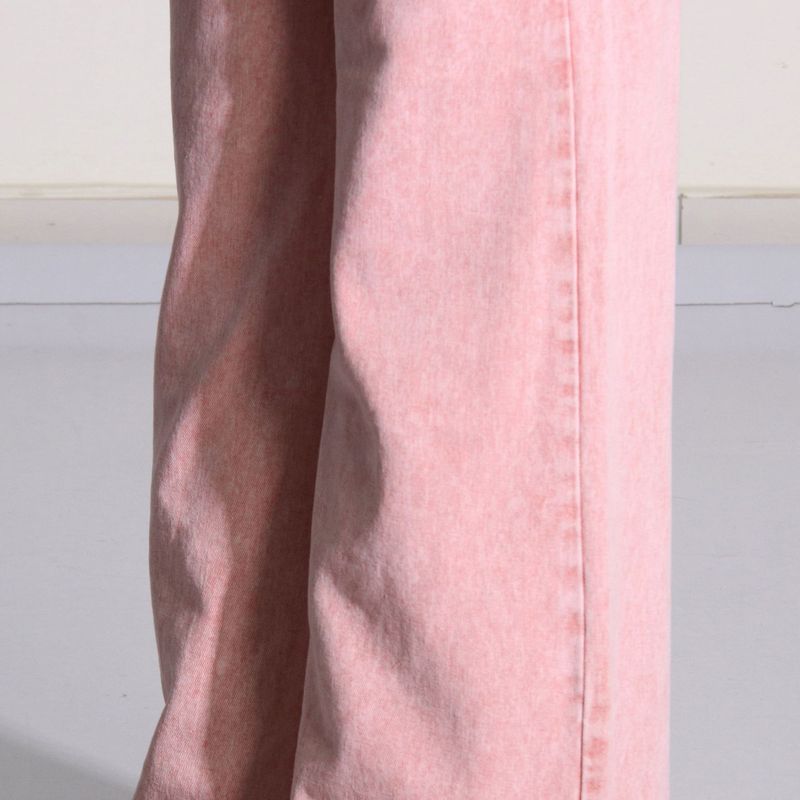 Vêtements pour femmes Niche design diamant clouté pantalon large jambe 2024 printemps nouvelle mode taille haute perlé haut de gamme jeans pour femmes_voghion.com