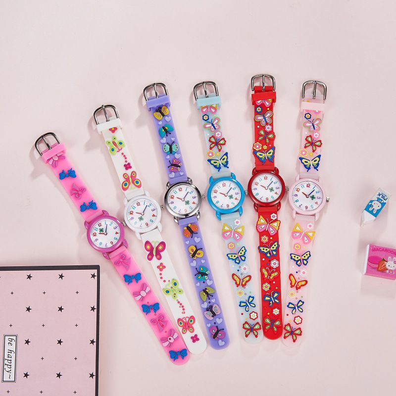 New Factory Direct Sale Children's Watch Primary School Students Silicone Strap Waterproof Quartz Watch_voghion.com