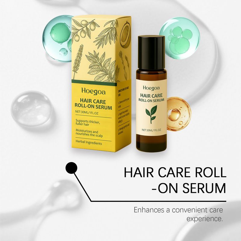 Hoegoa Moisturizing Roll-On Sanfte, nährende, feuchtigkeitsspendende, glatte Essenz zur täglichen Haarpflege_voghion.com
