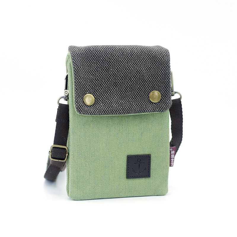 Denim Mobile Phone Bag Diagonal Cross Handbag Fashionable And Simple, Gender Neutral Small Bag For Men And Women, Change Mobile Phone Bag_voghion.com