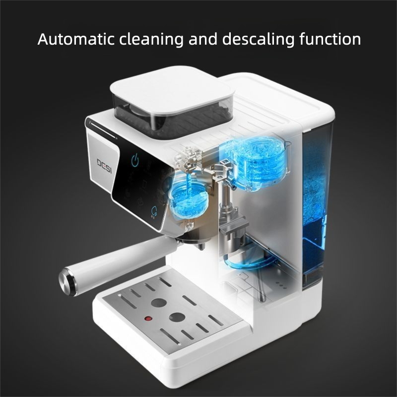 Automatic Grinding Integrated Hot And Cold Dual Brew Coffee Machine Espresso Home Small Commercial Office Steam Milk_voghion.com