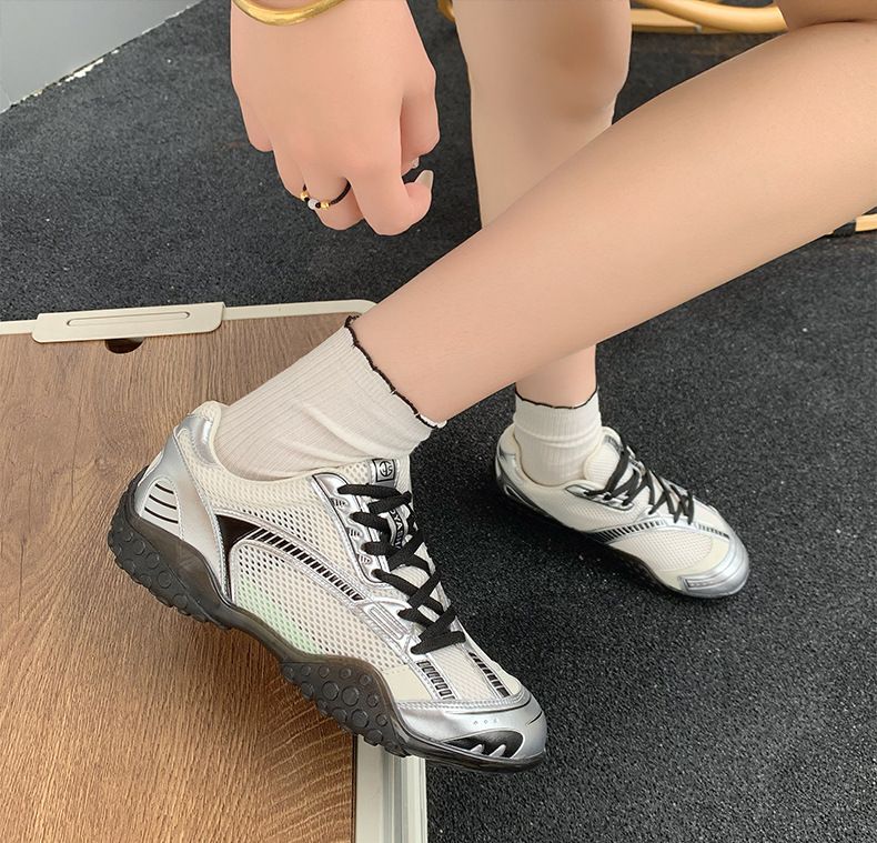 Chaussures de ballet en maille respirante pour femmes, chaussures d'entraînement allemandes décontractées, sport, mode, polyvalentes, décontractées, légères, été 2025_voghion.com