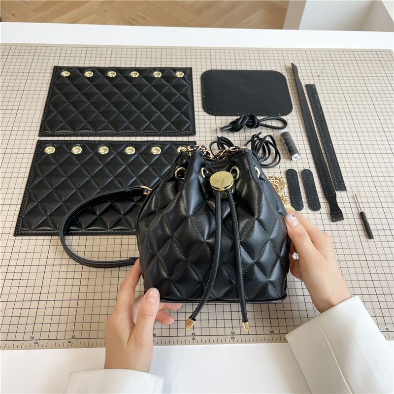 Kit per la tessitura fai da te di secchielli fatti a mano, regalo per la migliore amica, borsa a tracolla di alta moda per donna_voghion.com