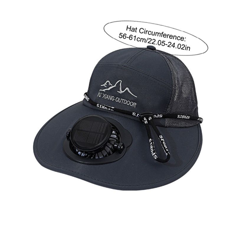 Cappellino traspirante RYYD - Impermeabile | USB/Solare | Unisex UE_voghion.com