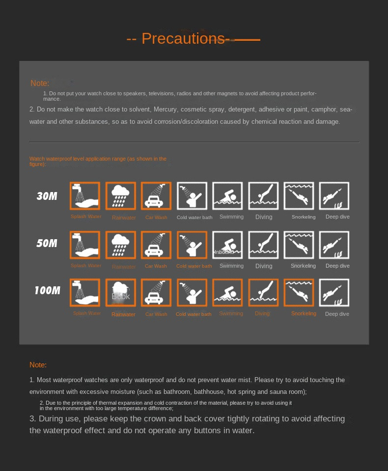 Orologio da polso multifunzionale da esterno, orologio elettronico sportivo impermeabile, sveglia luminosa_voghion.com