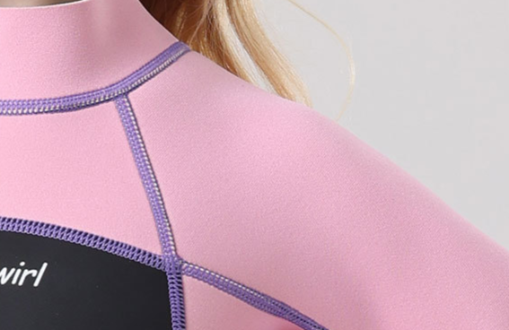 Vêtements pour enfants Nouvelle combinaison de plongée pour enfants Protection solaire extérieure Maillot de bain une pièce pour fille Combinaison une pièce à manches longues pour rester au chaud et au froid_voghion.com