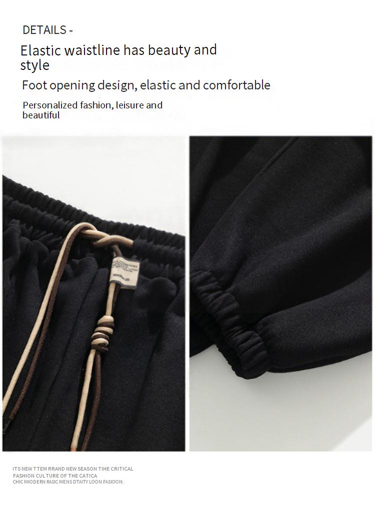 Men's Casual Jogger Pants With Letter Print - Loose Fit Streetwear Sweatpants For Spring & Autumn_voghion.com