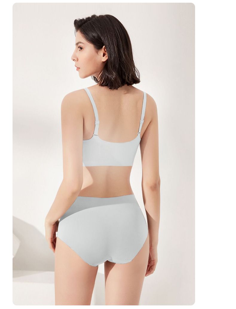 Non-marking Underwear Small Chest Beautiful Back Sling Vest Lightweight Breathable Non-steel Ring Anti-gravity Bra Nana Same_voghion.com