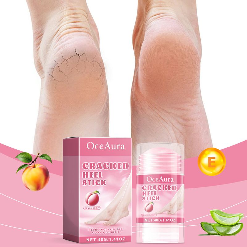 OceAura Peach Heel Anti-Crack Hydrating Nourishing Care Foot Moisturizing Stick_voghion.com