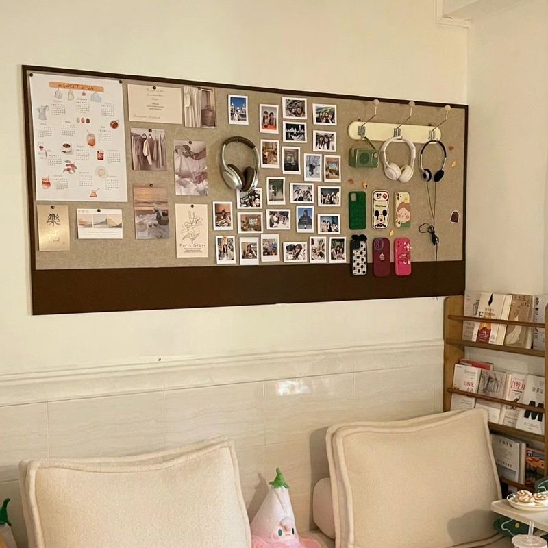 Photo Felt Board Self-Adhesive No-Drill Glasses Jewelry Storage Room Dormitory Bedroom Desktop Wall Decoration_voghion.com