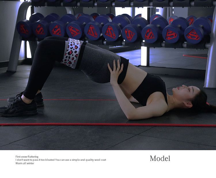 ZE Fitness Yoga Glute Lifting Magic Elastic Loop Resistance Band Peach Butt Training_voghion.com