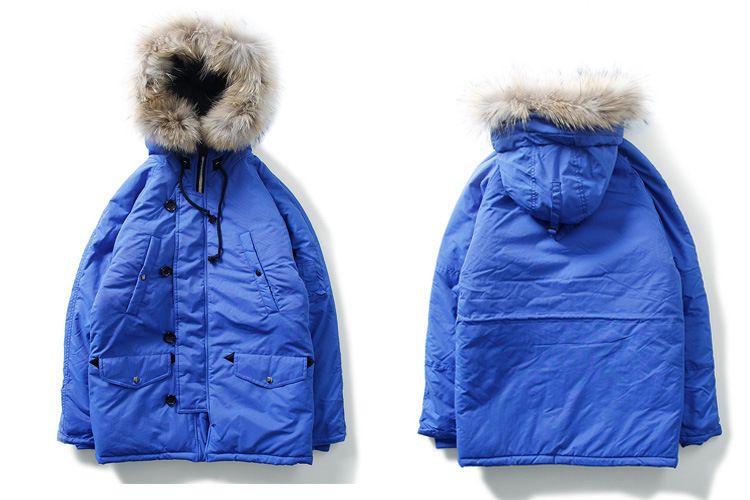 Parka vintage con capucha para pareja: abrigo de invierno de inspiración urbana coreana con cuello de piel desmontable (M-XL)_voghion.com