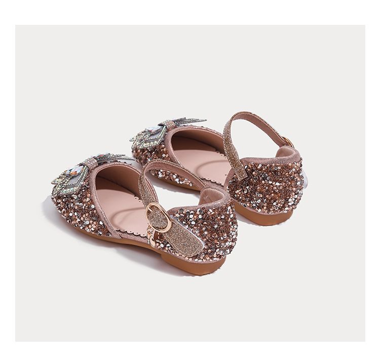 Kinder Schuhe Prinzessin Kristall Schuhe Kleines Mädchen Sommer Neue Weiche Unterseite Rutschfeste Modische Sandalen Student_voghion.com