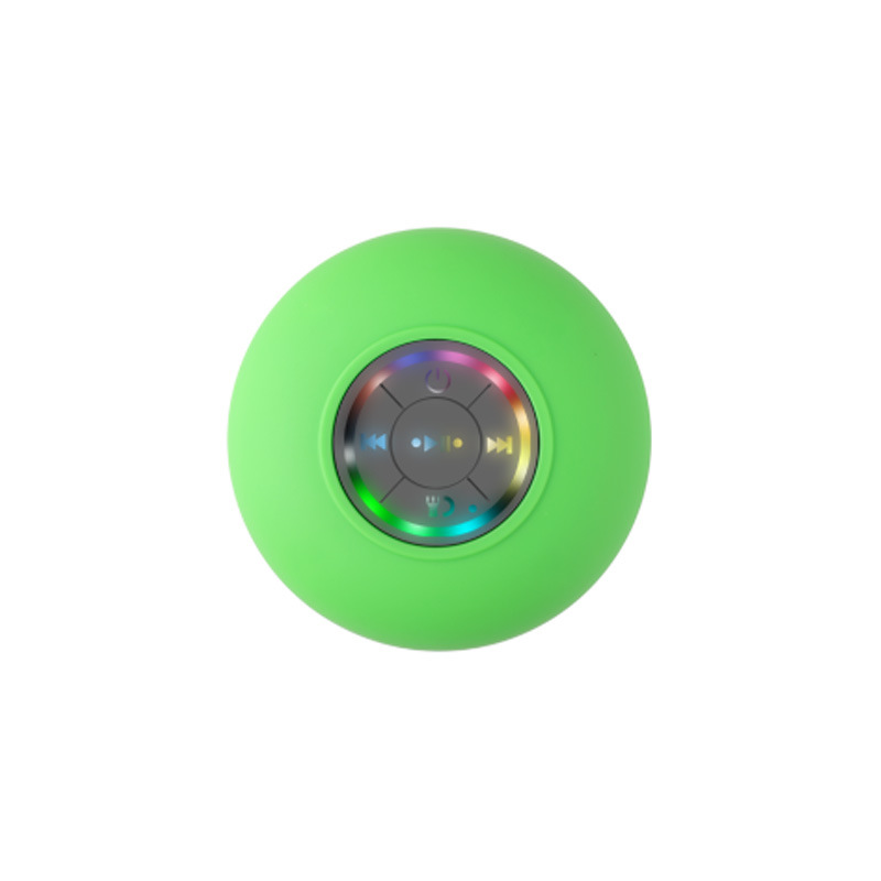 LANSKLBD Mini Bluetooth Hoparlör Taşınabilir Su Geçirmez Vantuz Kablosuz Handsfree Hoparlörler Işıklı LED Işık Duşlar Havuz Araba_voghion.com