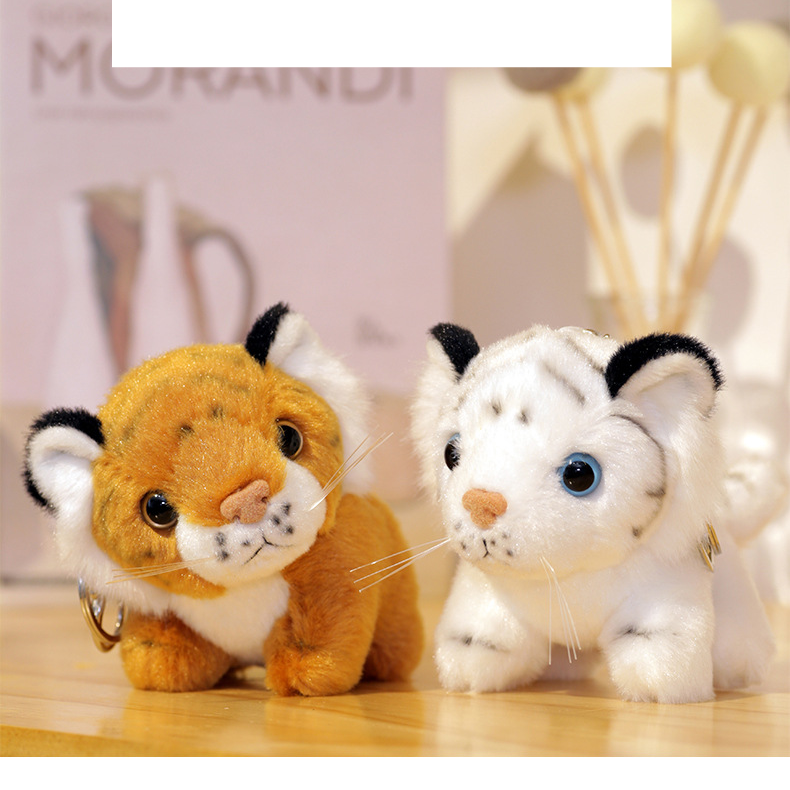Tygří panenka velká kožešinová panenka tygří maskot přívěsek dekorace_voghion.com