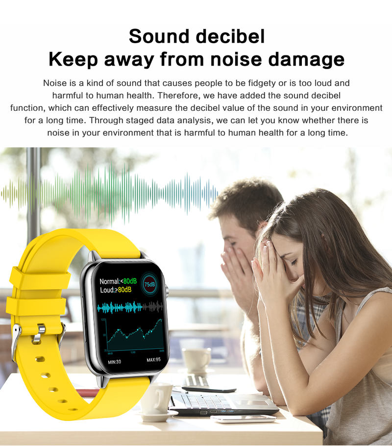 1,99" pametni sat, unisex, fitness tracker s praćenjem kalorija, pedometrom, više od 100 načina vježbanja_voghion.com