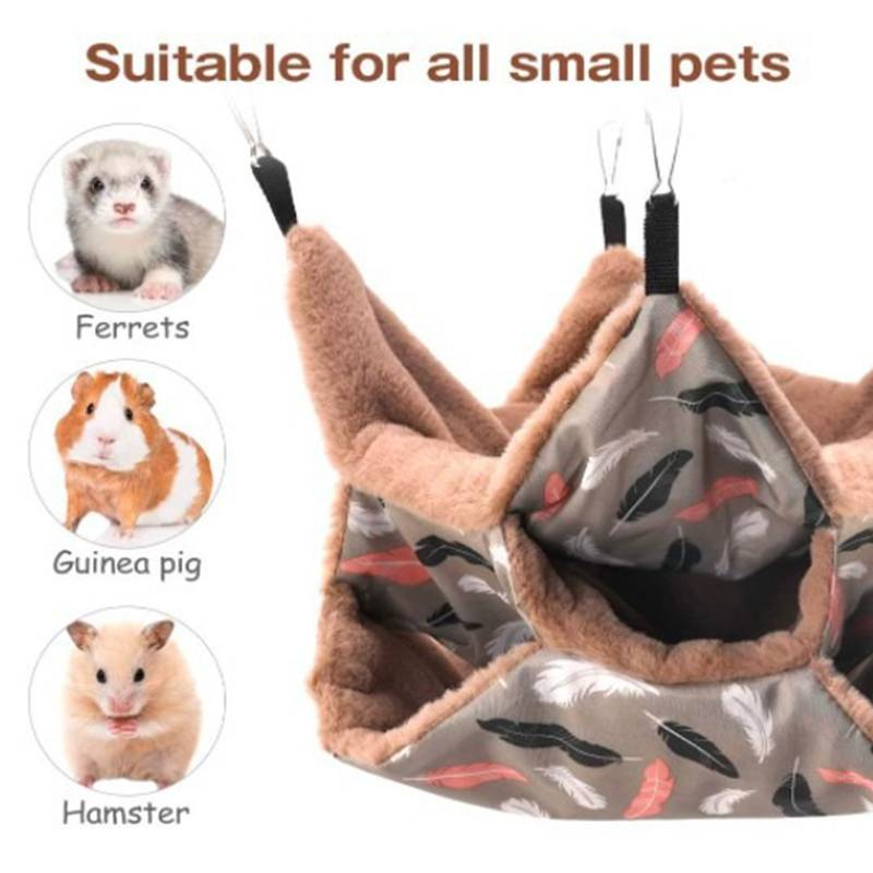 Cama colgante para animales pequeños Jaula tipo nido Suministros para mascotas_voghion.com
