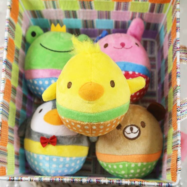 Cute Plush Toy Bite Resistant Animal Designs Chew Squeaker Dog Toy_voghion.com