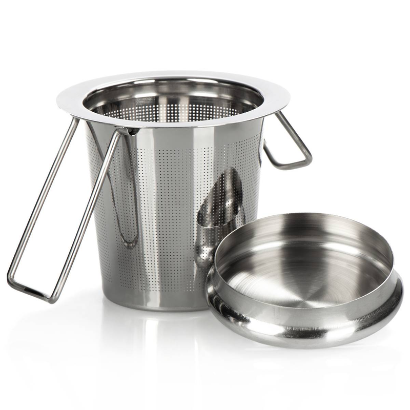 Wiederverwendbares Teesieb aus Edelstahl mit klappbaren Griffen_voghion.com