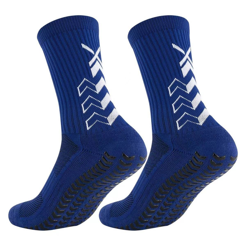 Calzini da calcio da uomo, professionali, con fondo in asciugamano spesso, assorbenti del sudore e deodoranti, con punto di colla antiscivolo._voghion.com
