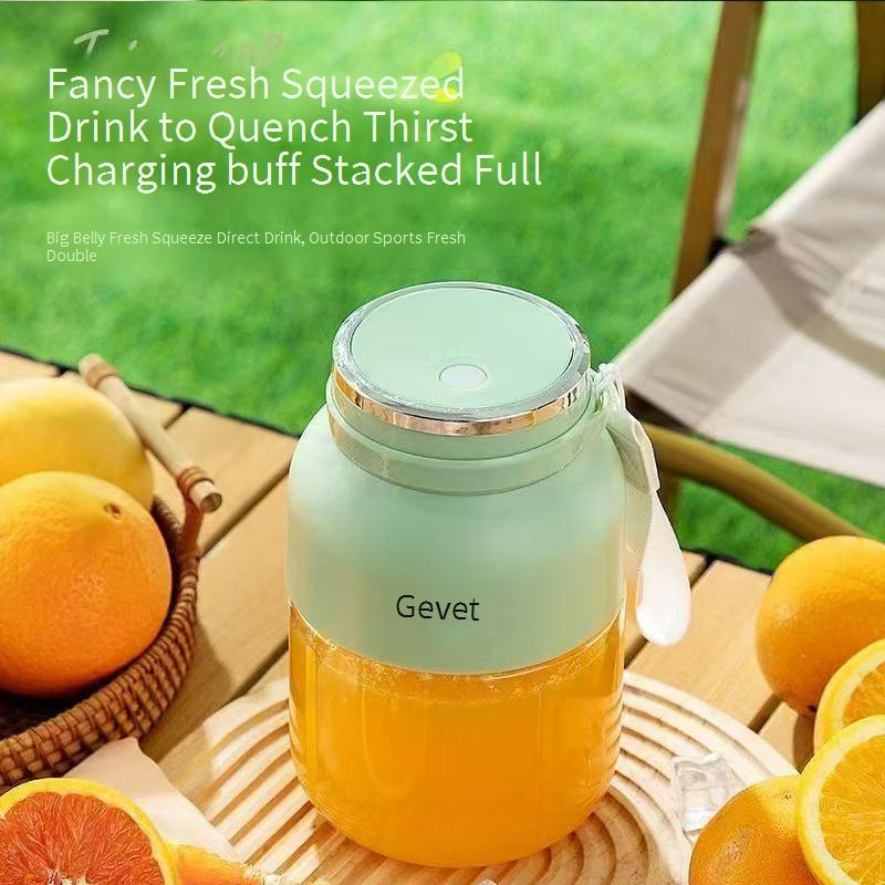 Gemet 500ML Portable Blender Juice Cup With Dual Blades, USB Rechargeable, BPA-Free, For Smoothies & Shakes, Home & Travel Use_voghion.com