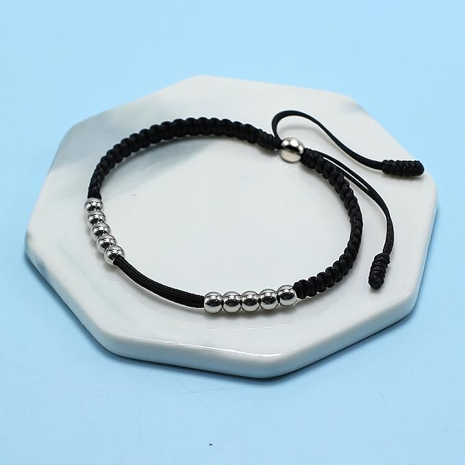 Golf Stainless Steel 10 Bead Counter Bracelet, Golf Stroke Counting Bracelet, Adjustable Size, Easy To Adjust Golf Circular Scoring Tracker, Durable_voghion.com