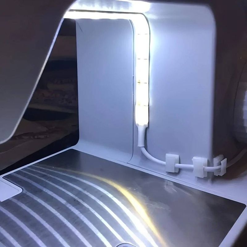 Tira de luz LED táctil regulable USB de 30 cm para máquina de coser, retroiluminación adhesiva flexible SMD 2835 con blanco cálido/frío (control táctil, 5 V de bajo voltaje)_voghion.com