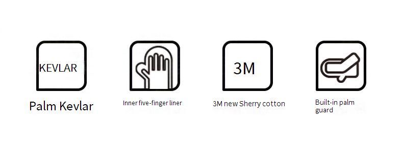 Guanti da sci All-Terrain - Design a cinque dita impermeabile e isolante per uomo e donna_voghion.com