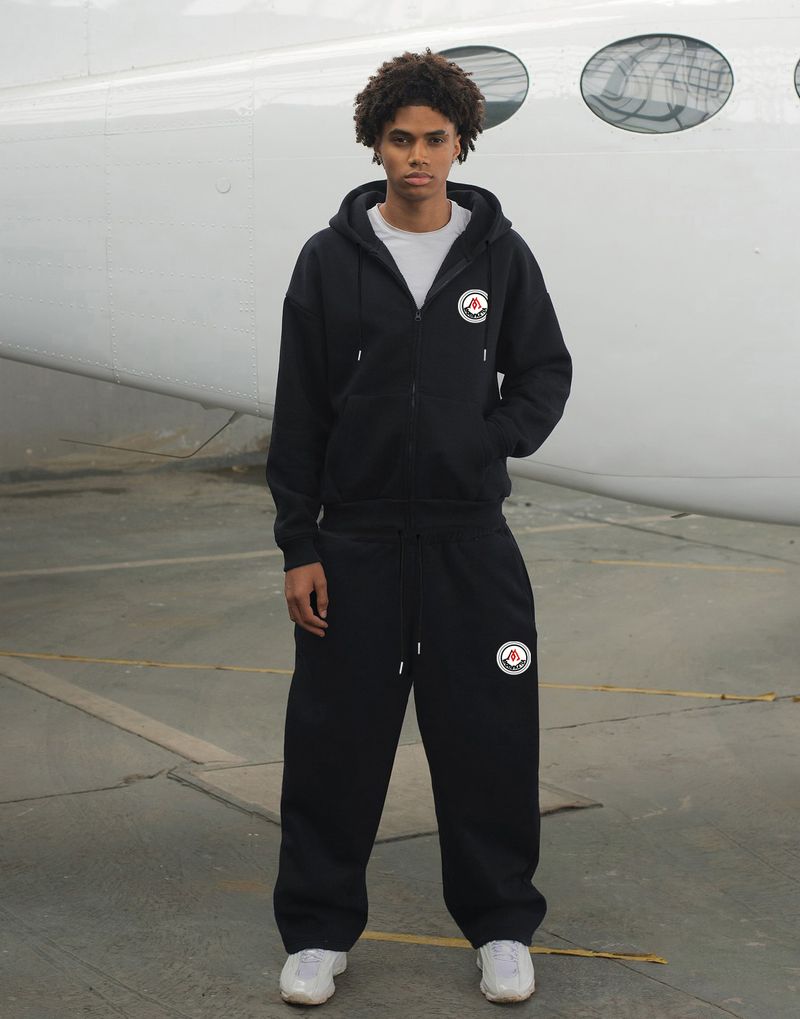 New American Retro Washed Long Sleeved Hooded Shirt Loose Casual Trousers Fashionable Japanese Sweater Suit_voghion.com