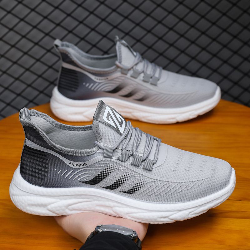 Herren Mit Kaltkleber Ultraleichte Sohle, Feder Atmungsaktives Mesh-Gewebe, Laufen Und Freizeit Sport Damen_voghion.com