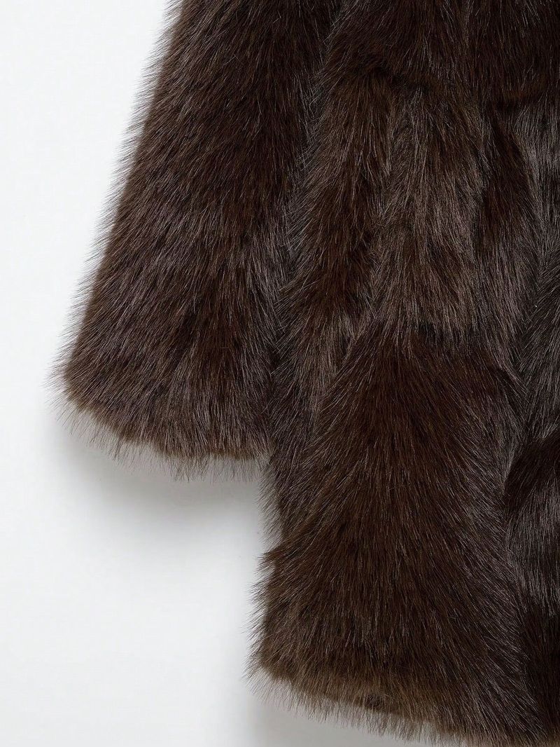 Damen-Wintermantel mit Sherpa-Futter und Kunstpelzkragen, lange Pufferjacke, warme, dicke Oberbekleidung für kaltes Wetter (erhältlich in 5 Farben – S/M/L)_voghion.com