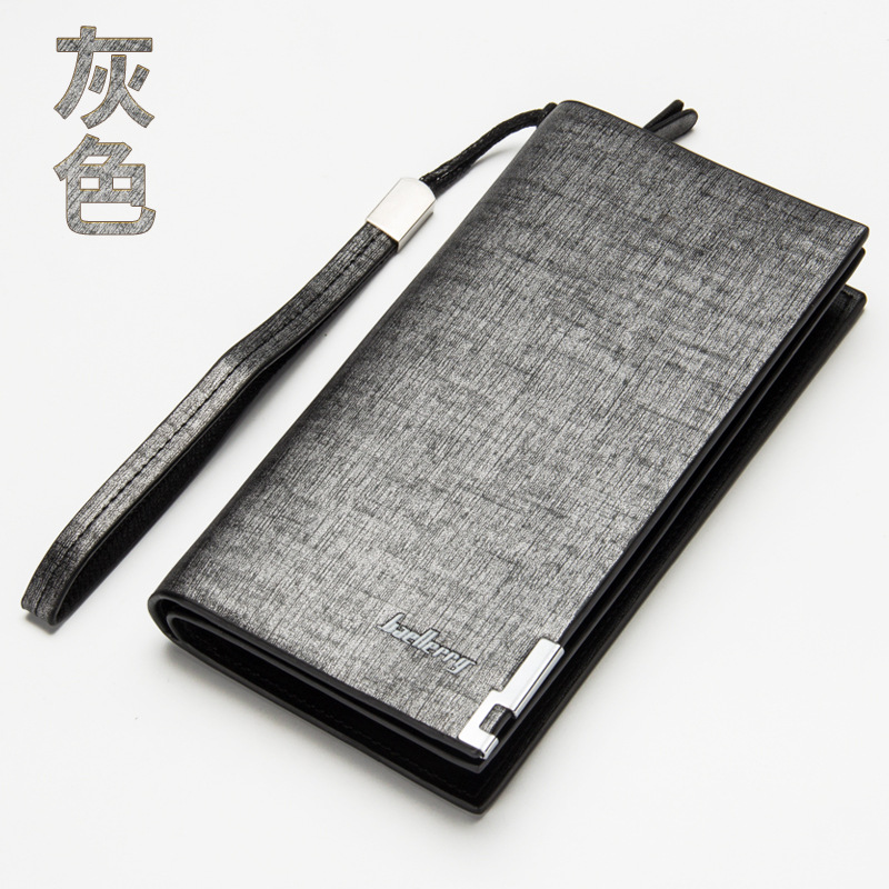 Baellerry Long Wallet Multi-Functional Zipper Clutch Bag Men's Handbag_voghion.com