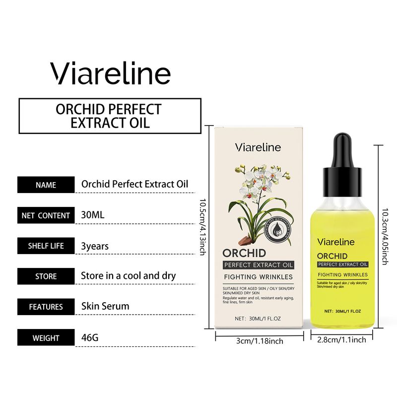 Viareline Orchid Hydrating Essence Oil Hydrating Hydrating Essence Oil For Fine Lines_voghion.com