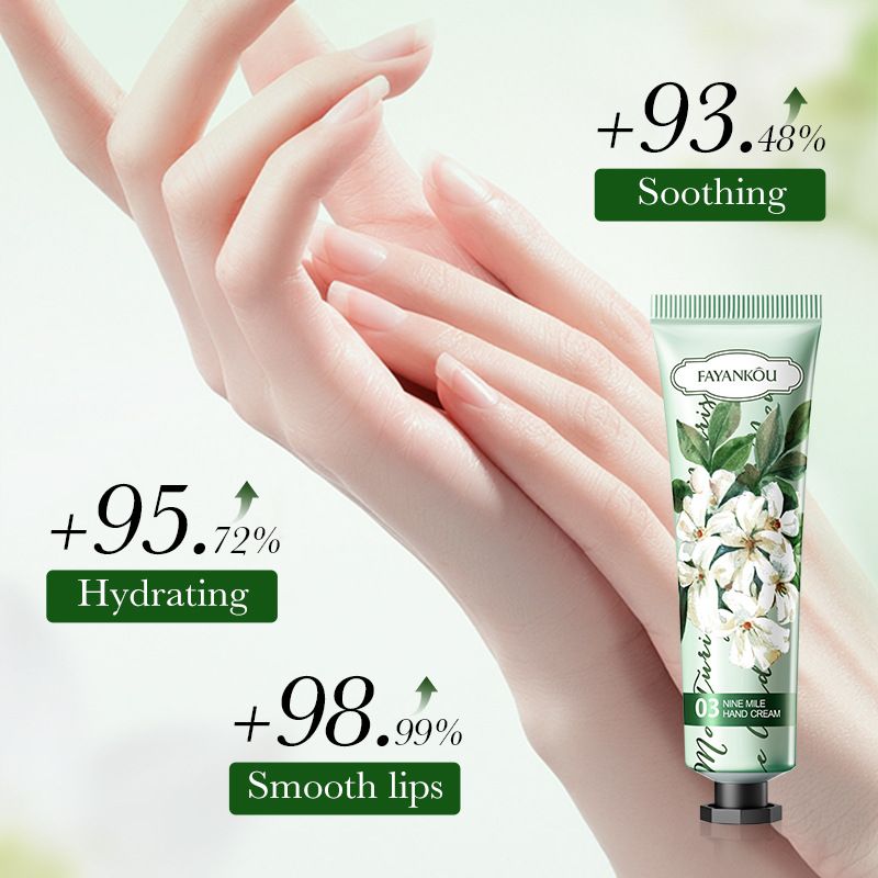 Crema de manos hidratante FAYANKOU Jiulixiang para otoño e invierno, antisequedad y grietas (en inglés)_voghion.com