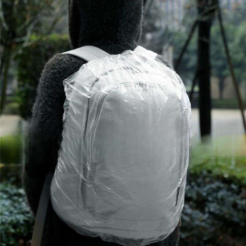 Einweg-Regenschutzhülle für Elektrofahrräder, transparent, wasserdicht, Wanderrucksack für Outdoor-Studenten, staubdicht und regendicht_voghion.com