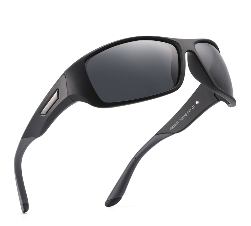 PUCKLAR Polarized Sports Solglasögon för män Kvinnor Körning Solglasögon Cykling Löpning Fiske Golfglasögon Okrossbara_voghion.com