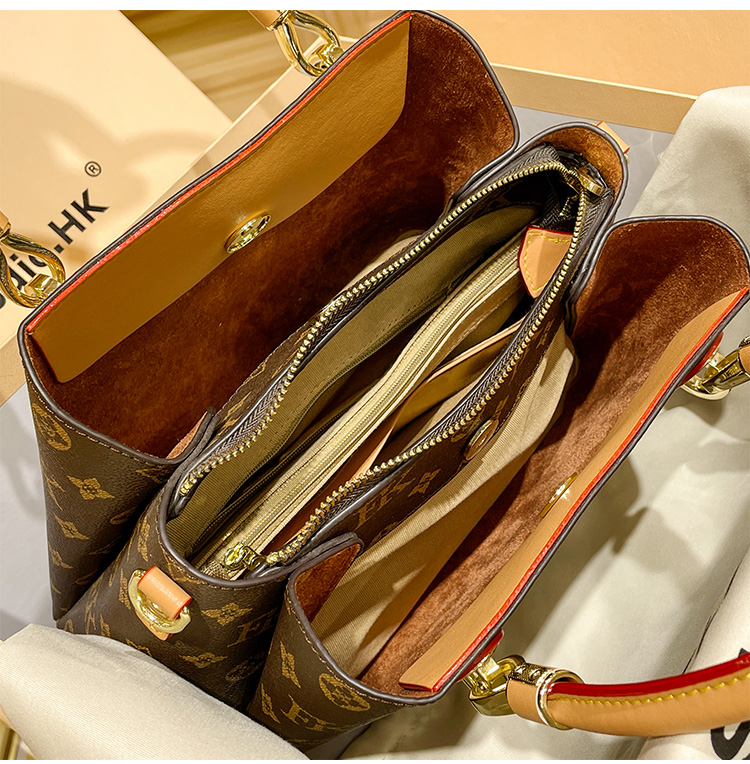 Neue Nischendesign-Pendeltasche aus echtem Leder für Mütter, tragbare große Tasche, Umhängetasche mit einer Schulter für Frauen_voghion.com