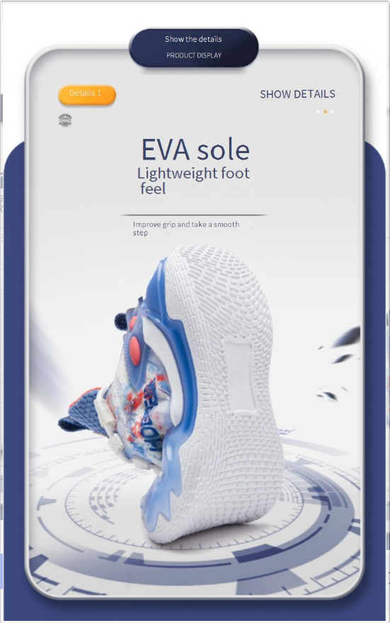 Kids' shoes spring new basketball shoes breathable fabric medium and large children's boys' trendy shoes_voghion.com