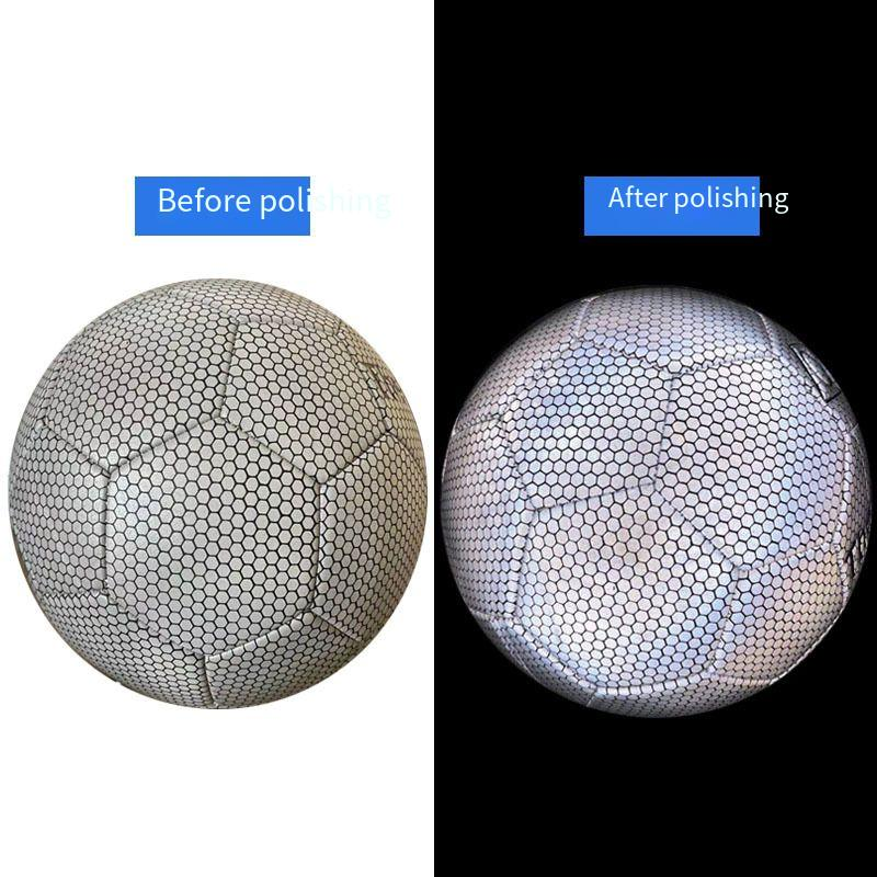 Balón de fútbol fluorescente azul de panal n.° 5 para entrenamiento de competición estudiantil, regalo luminoso que brilla en la oscuridad._voghion.com