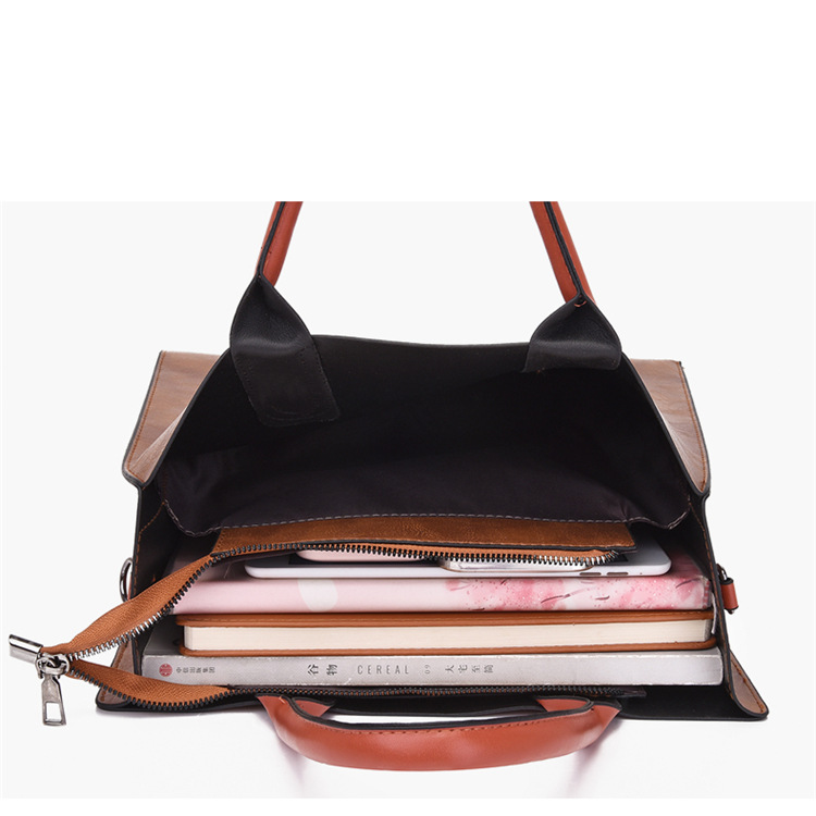 Women's Bags New Women's Bag Fashion Retro Mother And Child Bag Three Piece Set Solid Color Simple Hand Held Shoulder Bag Messenger Bag_voghion.com