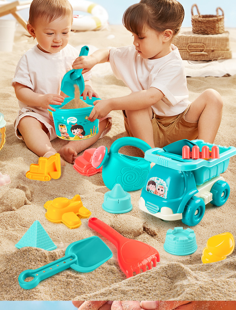 Neu Kinder Strand Spielzeug Set Meer Sand Spielen Wasser Strand Eimer Graben Boden Graben Sand Schaufel Sanduhr Großhandel_voghion.com