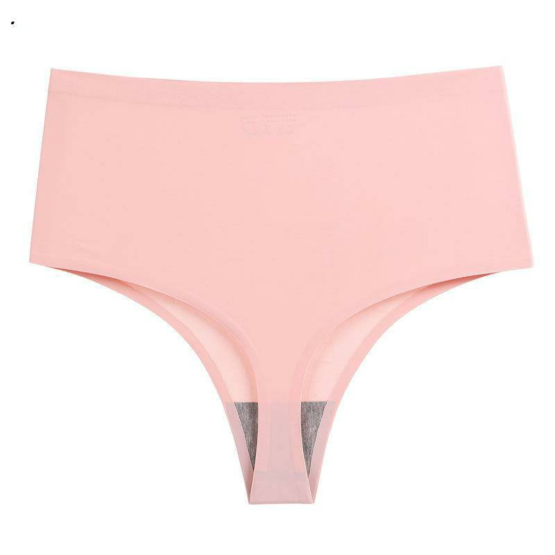 Nahtloser Tanga mit hoher Taille für Damen – atmungsaktiver Zwickel aus Nylon und Baumwolle, unsichtbare Bauchkontrolle, schnelltrocknende, bequeme Passform für Yoga-Workout jeden Tag_voghion.com