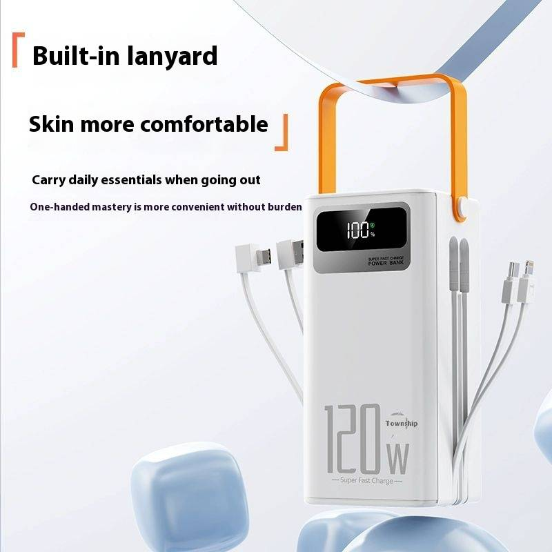 50000mAh Portable Charger With 22.5W Fast Charging, High-Capacity Power Bank For Outdoor Camping, Travel, And Emergency Use_voghion.com