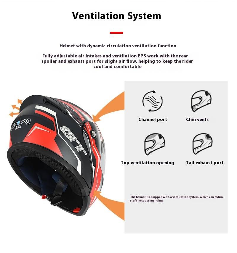Dual Visor Modular Motorcycle Helmet With Bluetooth & Long Battery Life - ABS Shell, 3C Certified, Multiple Colors & Sizes (M-XXL)_voghion.com