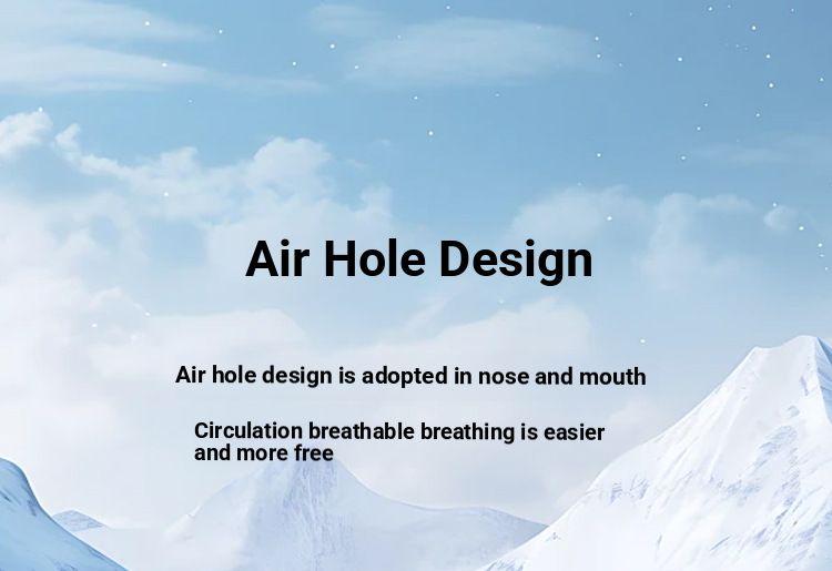 Outdoor-Radfahren Herbst und Winter Kälteschutz und Wärme, verdickte Polar Fleece Ski Winddichte Maske_voghion.com