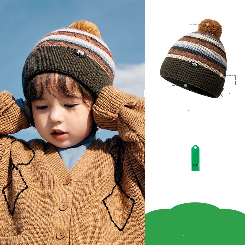 Kids' Winter Hat & Scarf Gloves Set – Warm Knit Beanie With Ear Flaps, Soft Fleece-Lined, Adjustable, Unisex For Boys & Girls_voghion.com