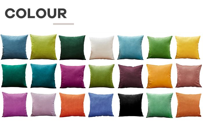 Velvet Decoration Pillows 45x45 For Sofa Cushion Cover For Living Room Couch Car Decorative Pillows Nordic Home Decor_voghion.com