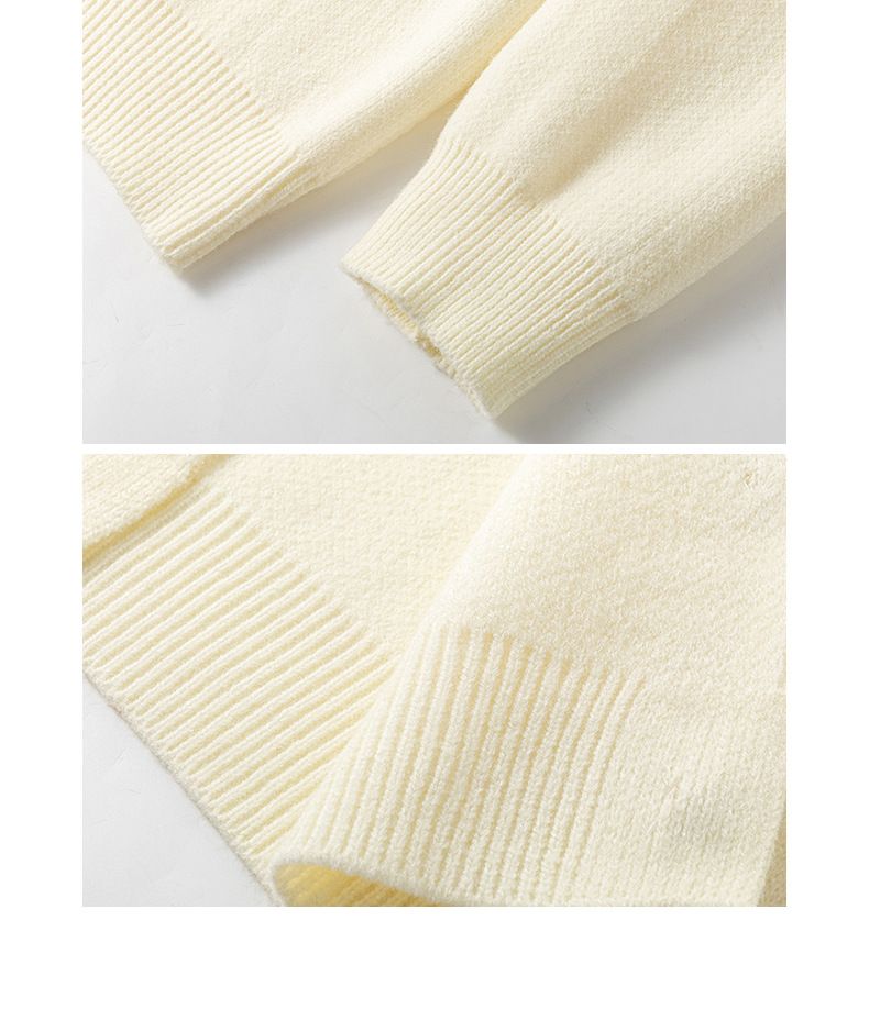 Men's Plus Size Knit Cardigan – Thick Textured Sweater For Autumn & Winter_voghion.com